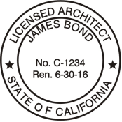 Architect - California - 1 5/8"